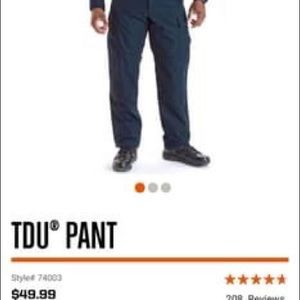 Mens 511 Tactical TDU Pants NWT Size M